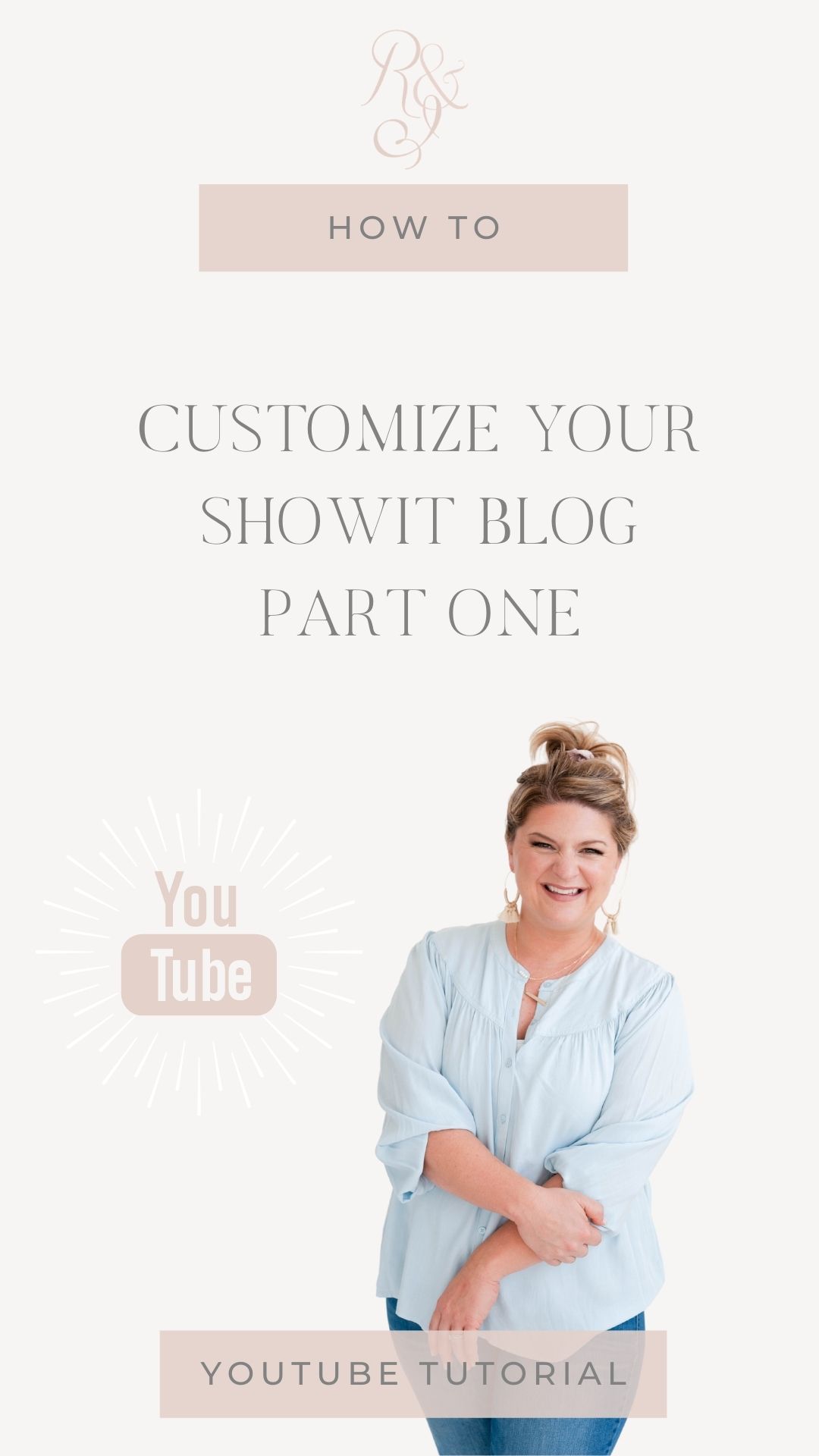 how to customize your showit blog / showit youtube video tutorial