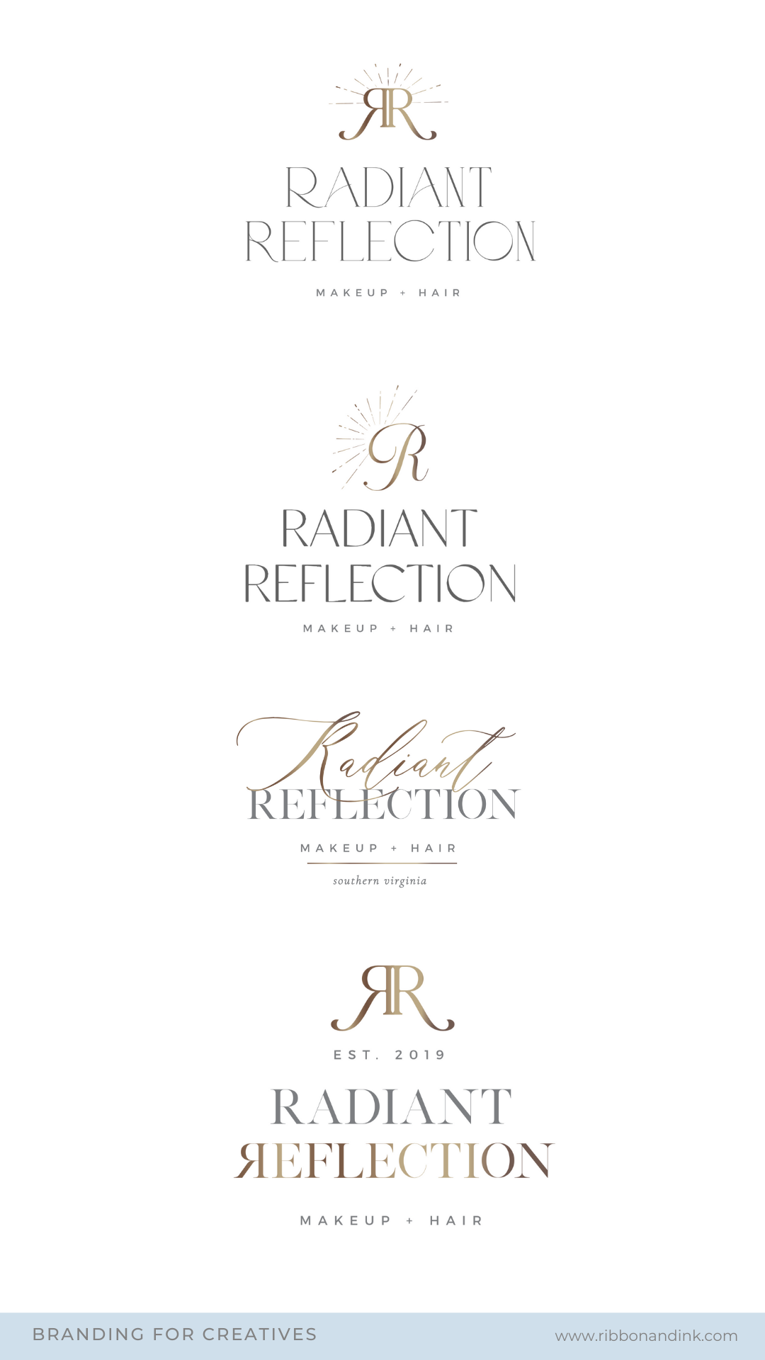 branding for wedding professionals , businesses, creatives / logo concepts / makeup artist / hair / gold / modern/ high end / luxury