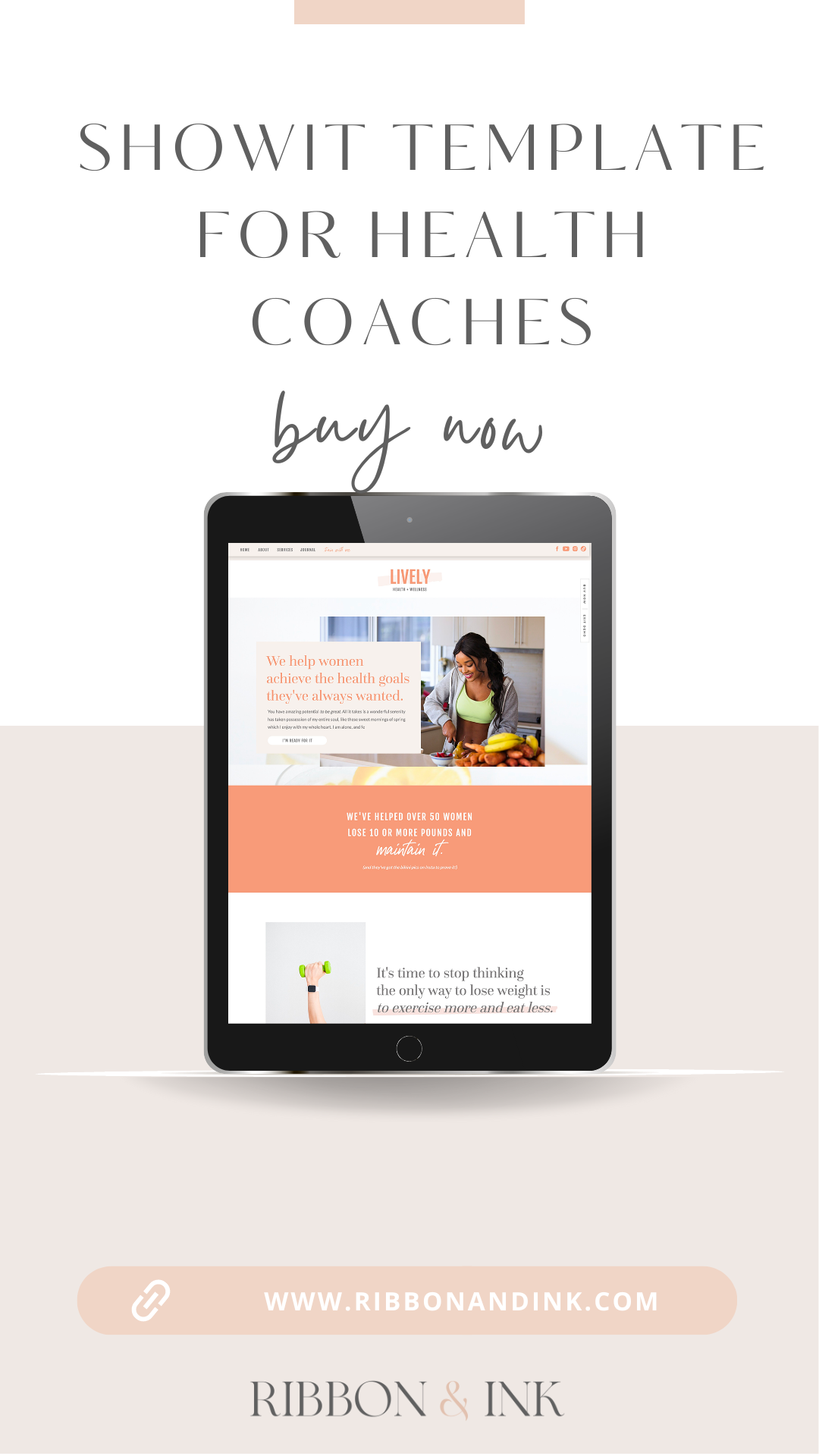 showit website template for health, wellness, fitness trainers and coaches / showit website for creatives and small businesses / showit designer