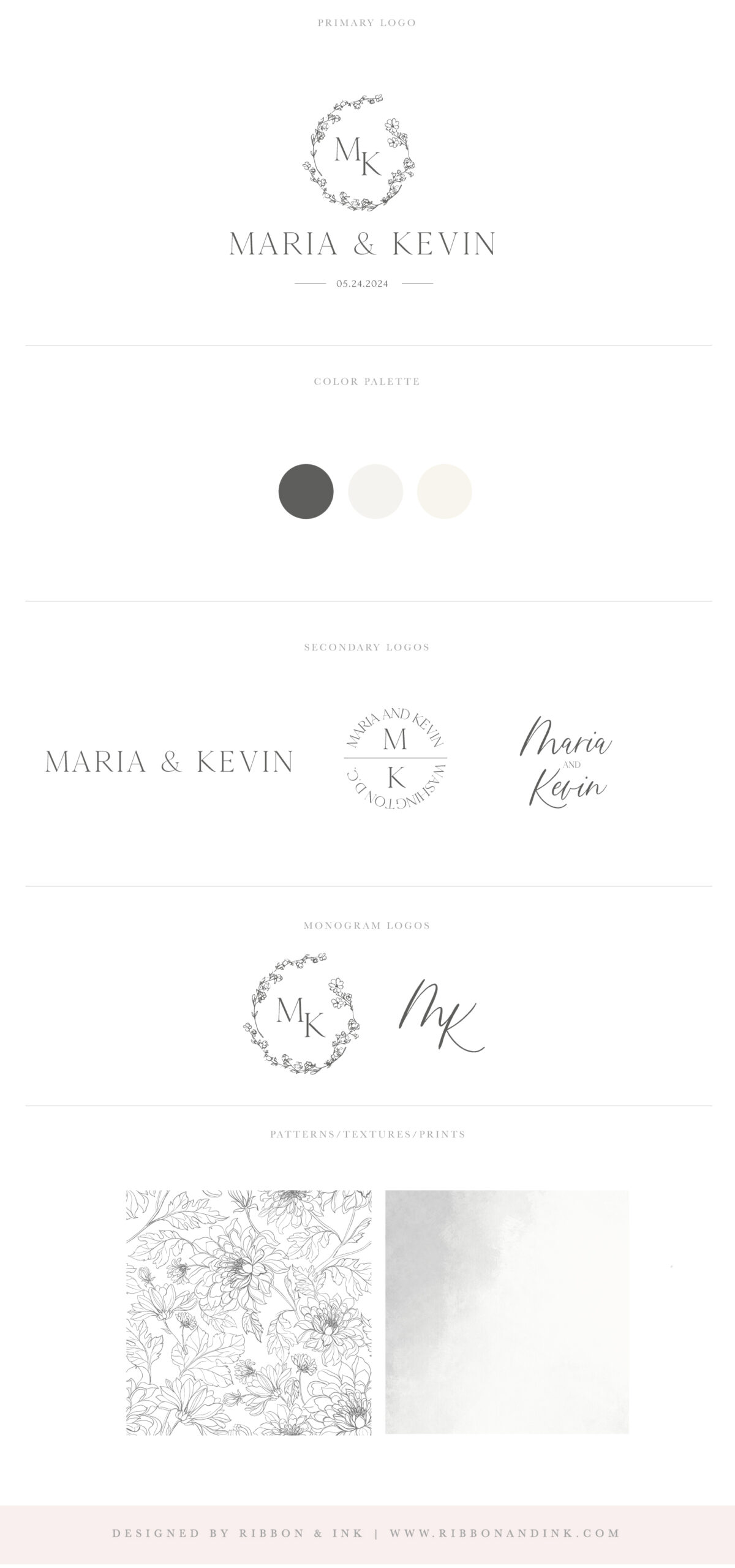 wedding logo / wedding monogram / wedding branding / wedding website