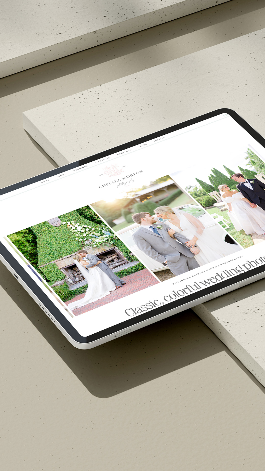 custom showit website for wedding planner / showit designer / wedding planner website / modern website templatev