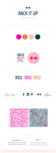 brand identity board / branding board / brand designer / bright colors / logo design / fitness logo / gym owner brand / health coach / branding for women businesses / semi custom branding / logo template / logo for sale