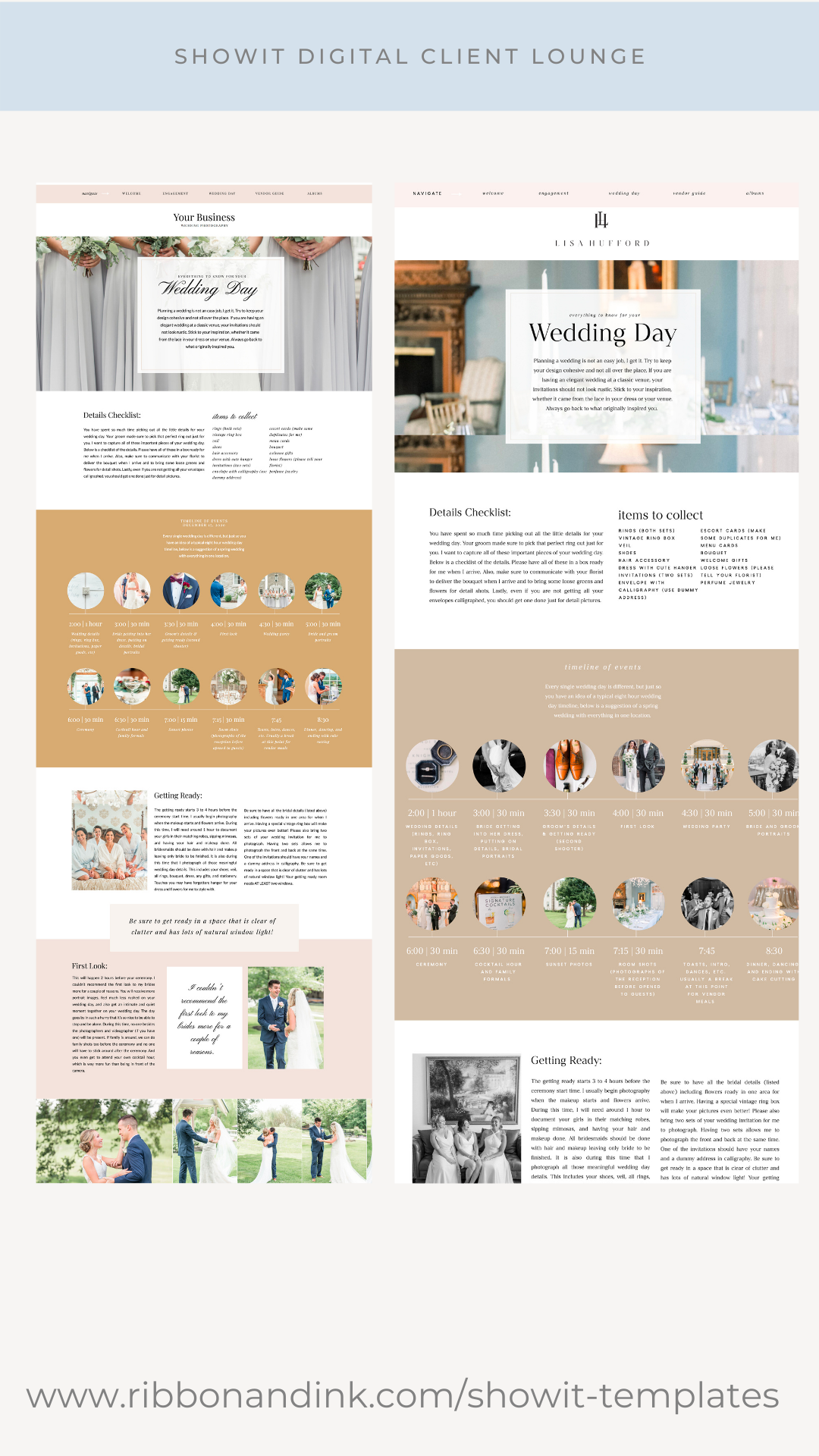 wedding welcome magazine / digital / showit website template / showit plus site / for photographers