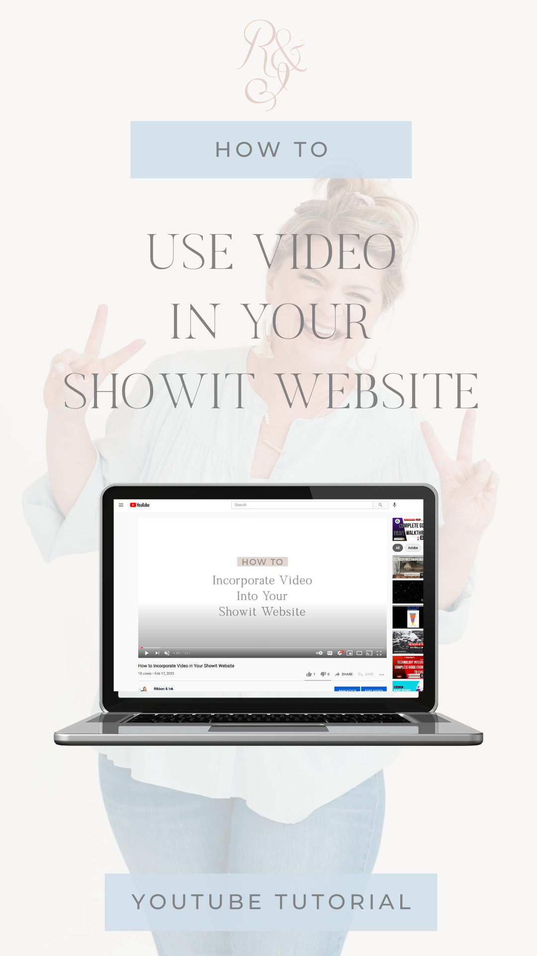 showit website video tutorial / how to use video in showit / showit web designer / showit template