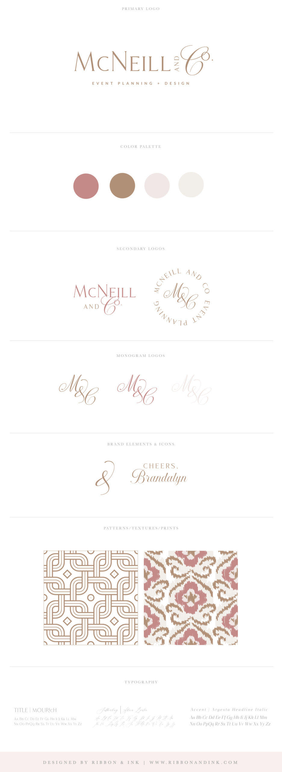 logo concepts / branding for wedding businesses and professionals / creatives / brand board / brand designer / branding for women / wedding planners / modern / elegant / romantic