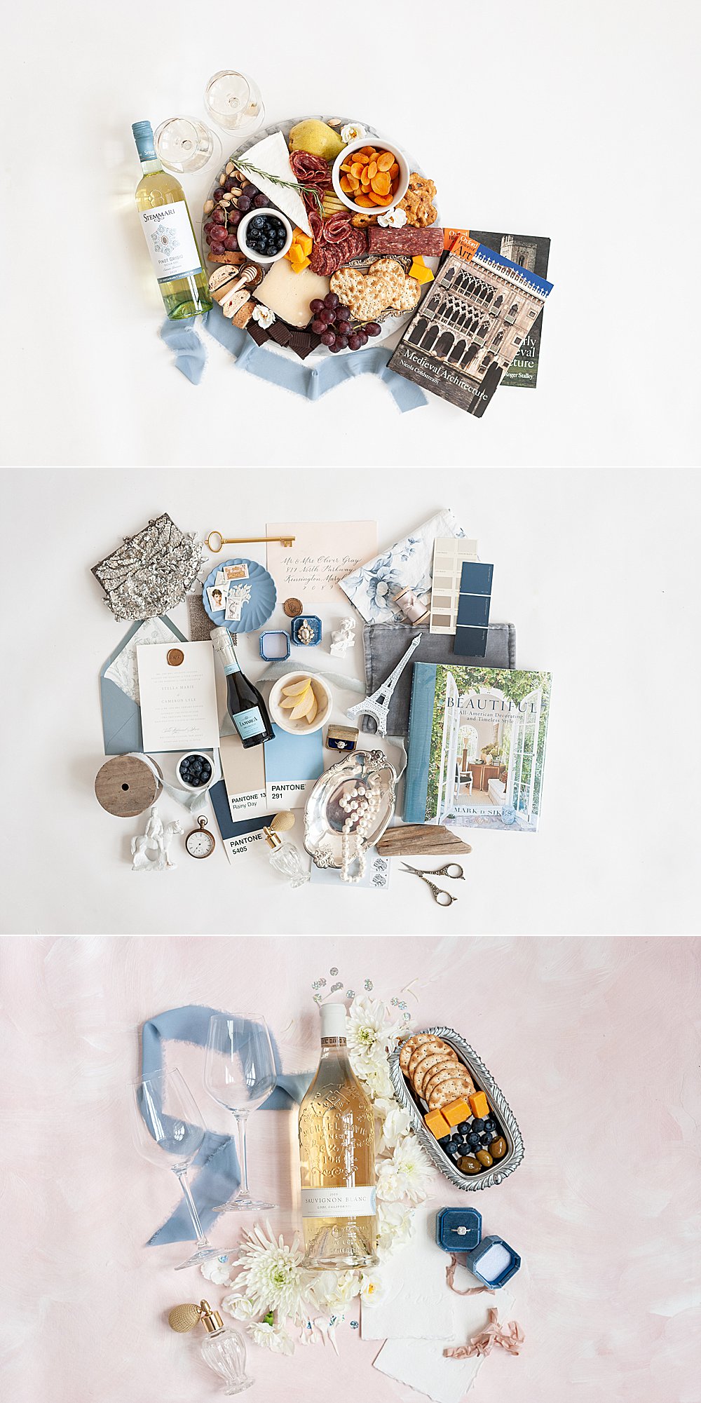 styled shoot / styled stock photography / branding shoot / branding for wedding businesses / flat lay