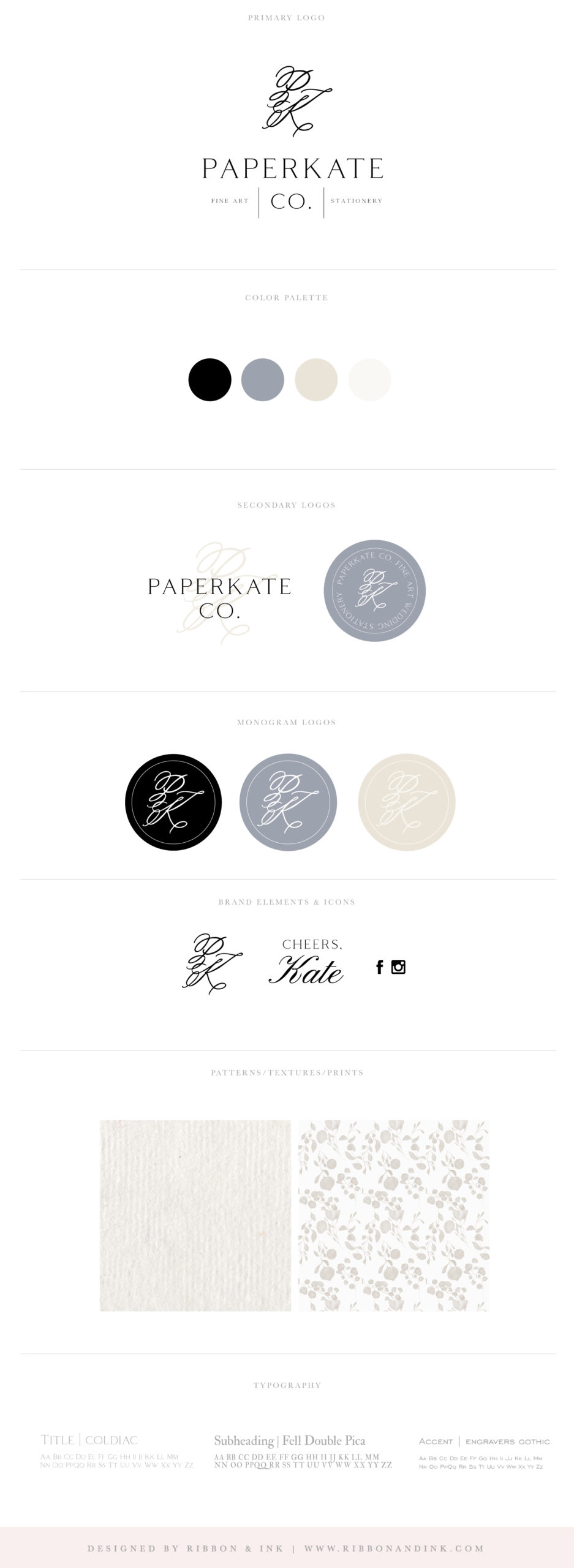 brand board / branding identity / branding for creatives and wedding businesses / wedding stationery / logo design / calligraphy