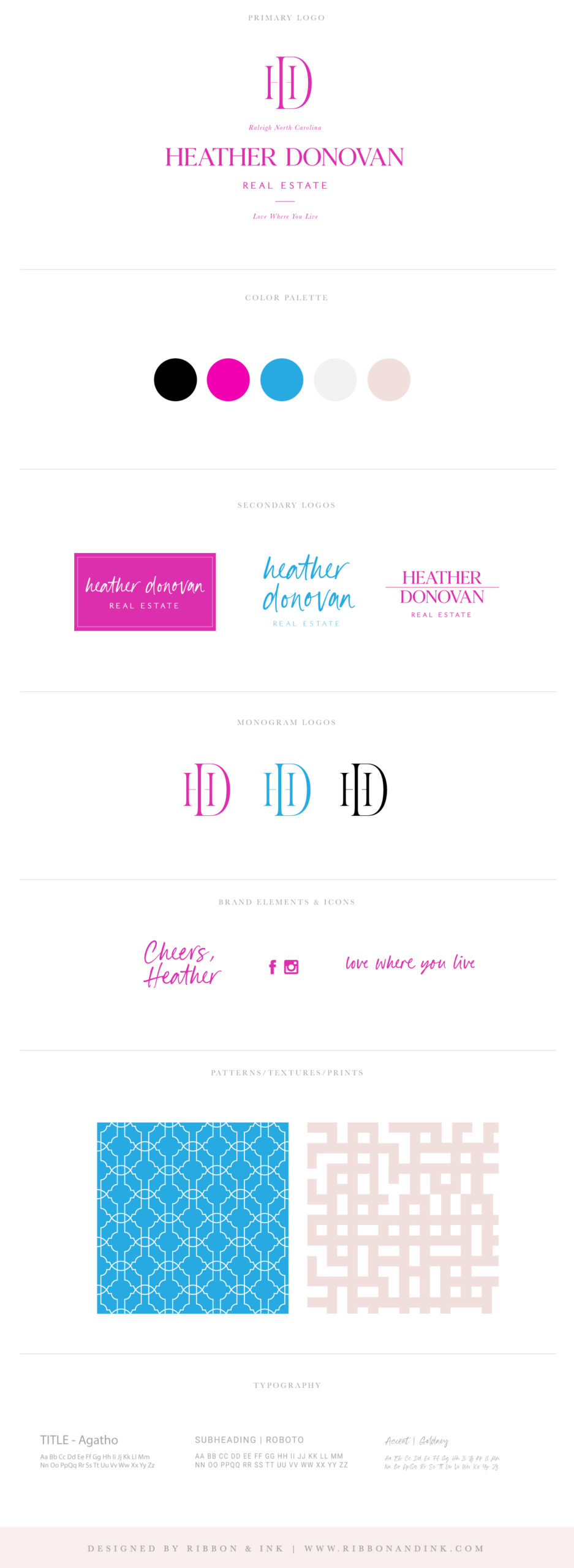 branding board / brand identity / logo for realtors / branding for women / branding for realtors / logo designer / modern / editorial