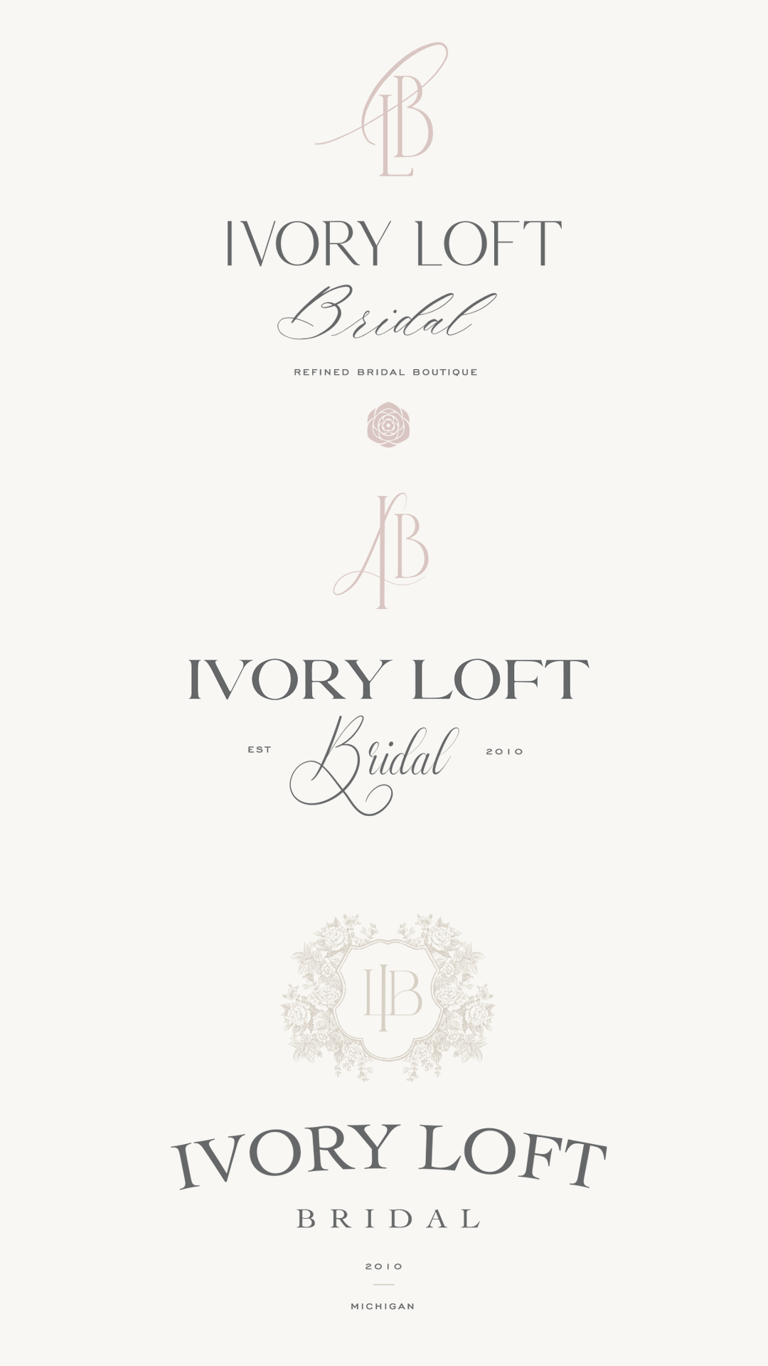 branding for wedding businesses / boutique logo