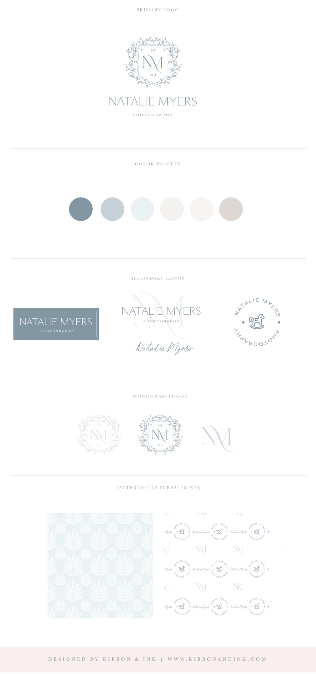 branding for creatives and photographers / motherhood photographer branding identity / brand board