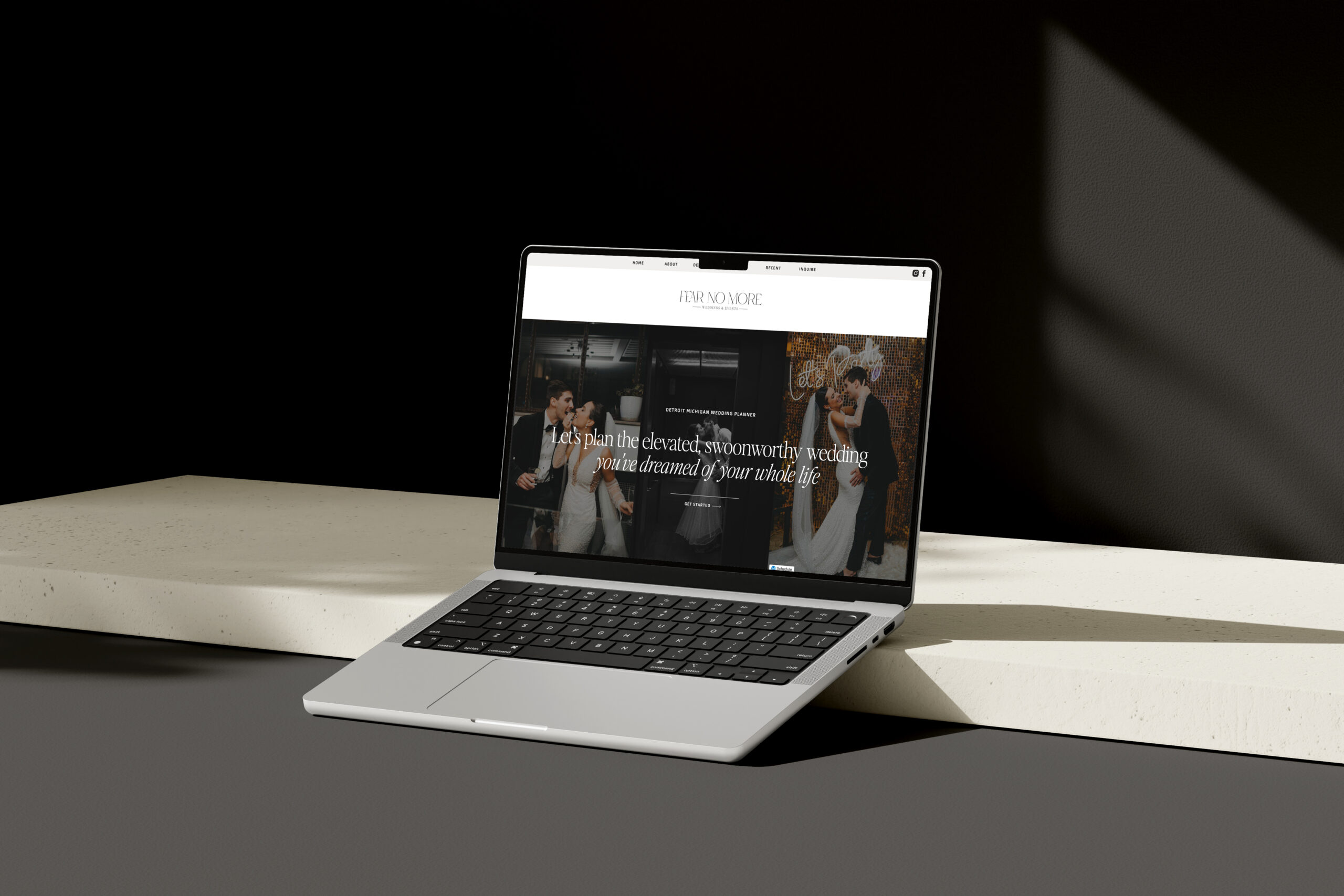 customized showit website template / wedding planner website / showit designer / showit