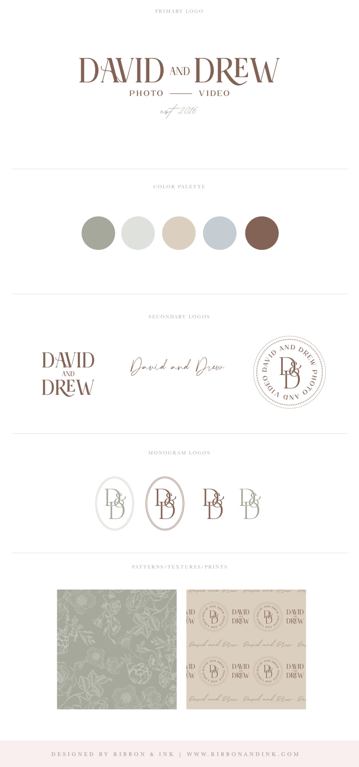 branding for creatives and wedding professionals / brand identity / branding board / wedding photographer logo