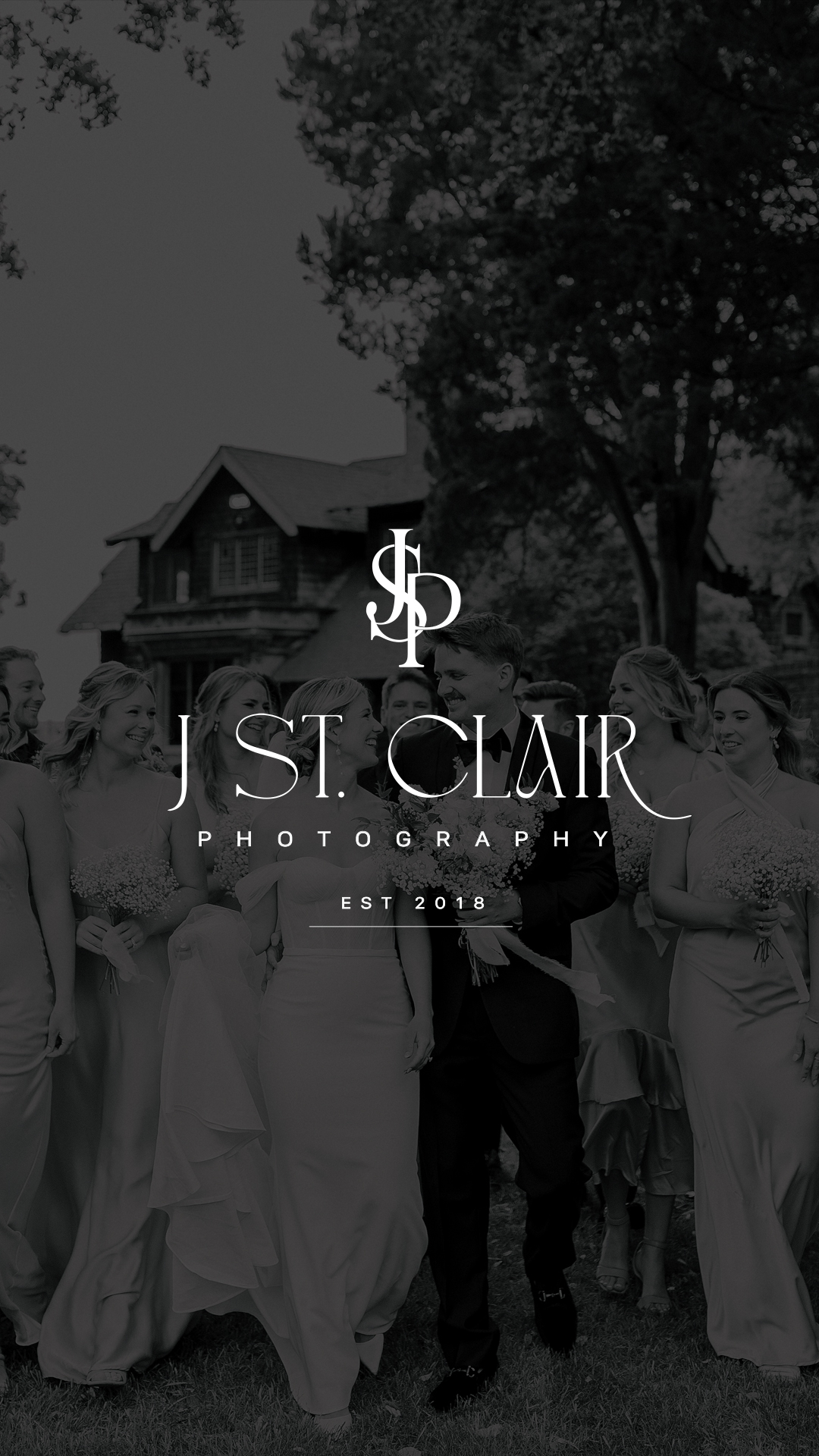 A custom brand identity and Showit website template customization for Virginia wedding photographer.