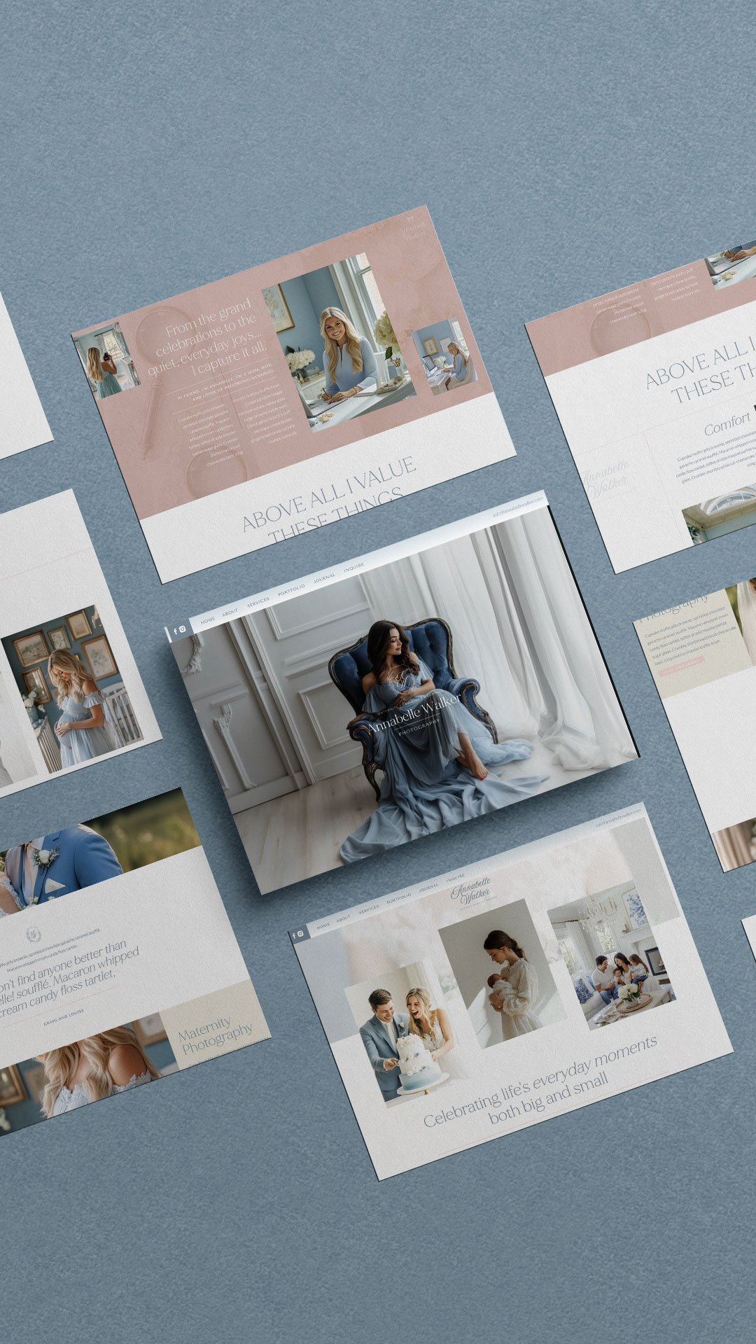 showit website template for wedding pros and creatives / photographer logo and website