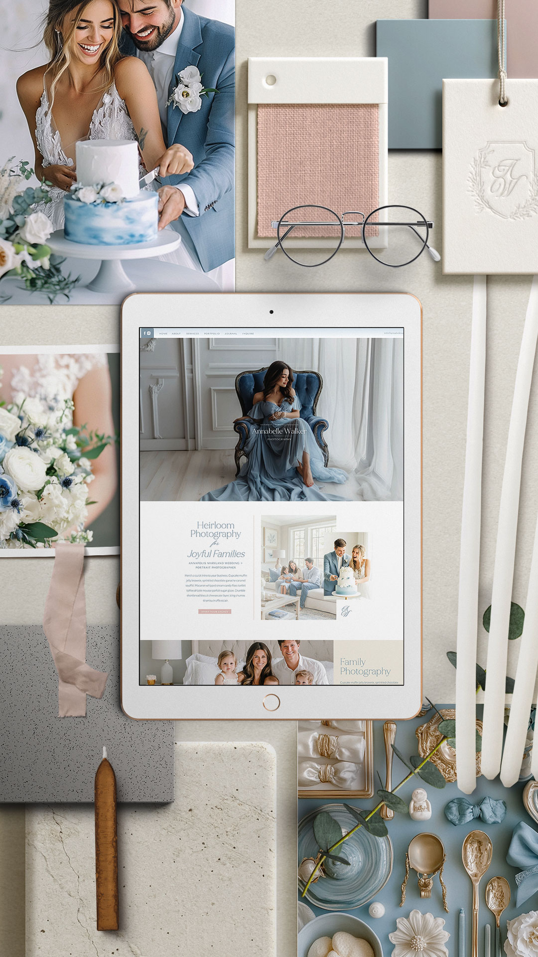 showit website template for wedding pros and creatives / photographer logo and website