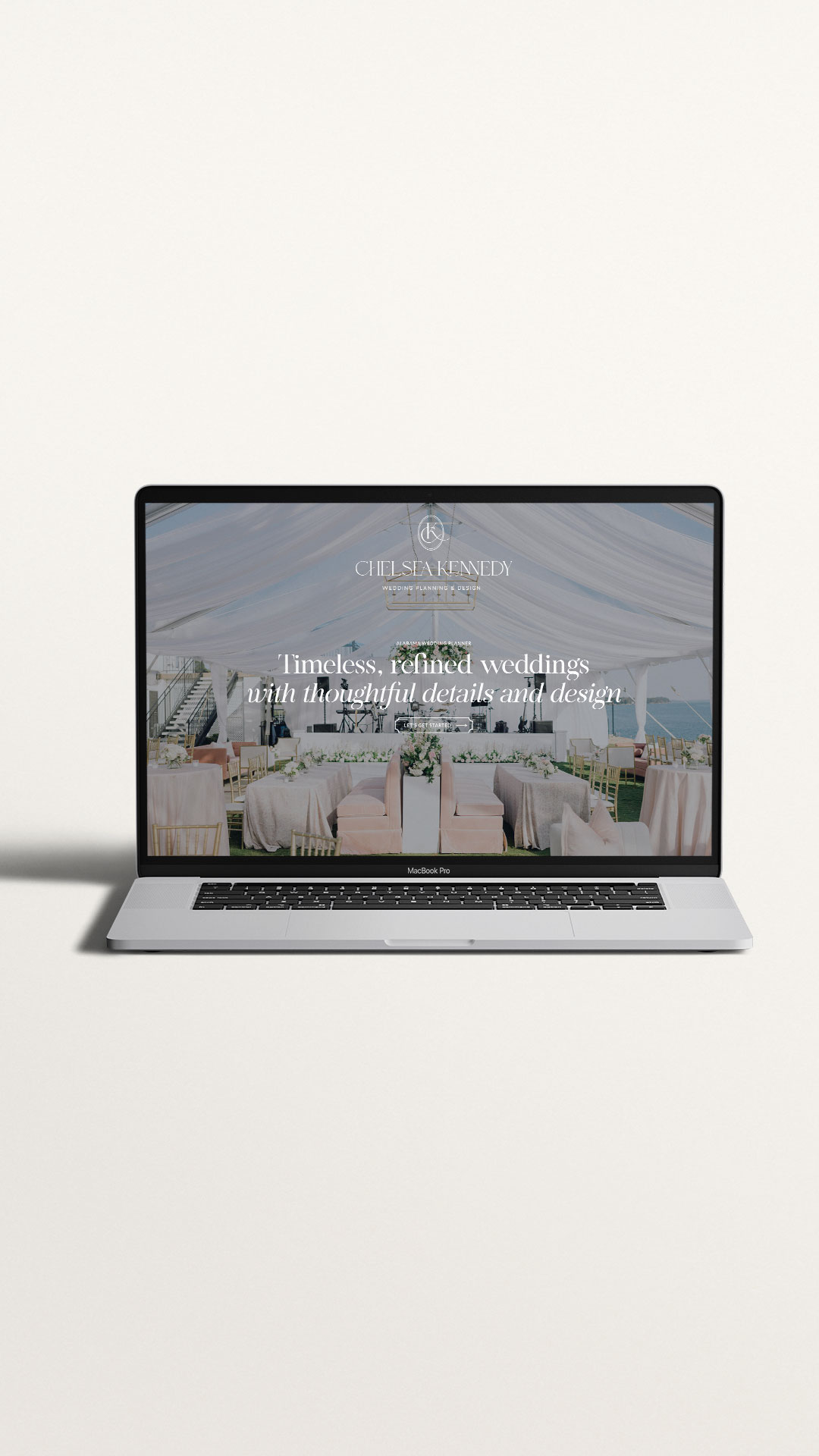 showit website / showit web design / wedding planner website