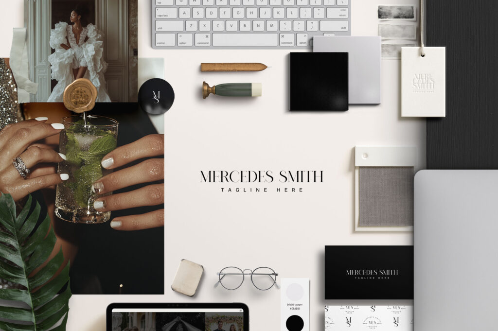 Editorial Style Showit Website Template + Canva Brand Set