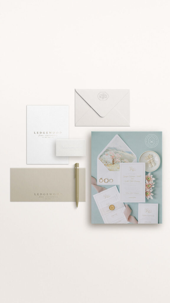 Custom Branding + Showit Website for Stationery Business