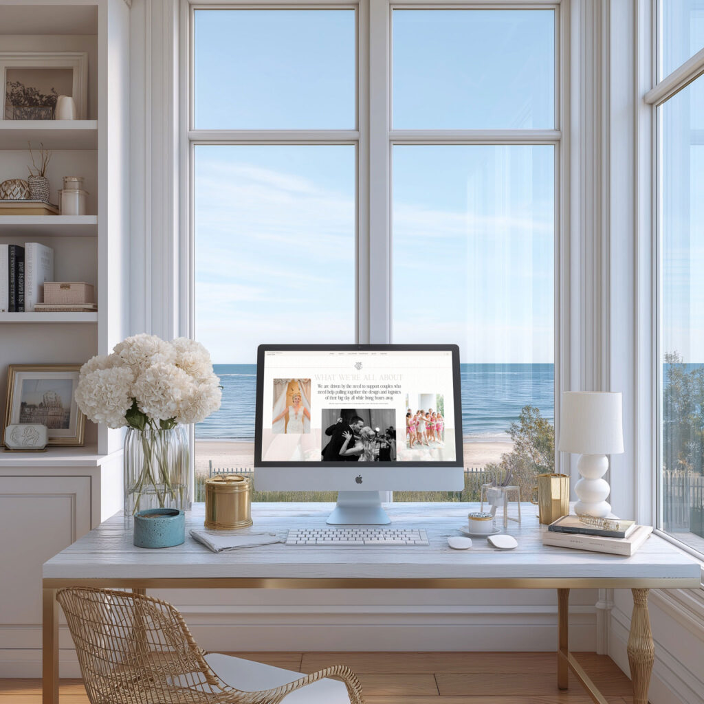Explore the elegant rebrand and Showit website launch for The Wedding Company of Virginia. See how we elevated their wedding planning business with custom branding and a refined, strategic web design built for high-end couples across Virginia.