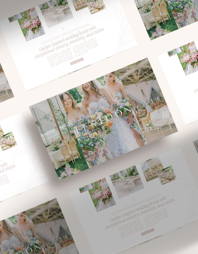 Showit website designer for wedding businesses