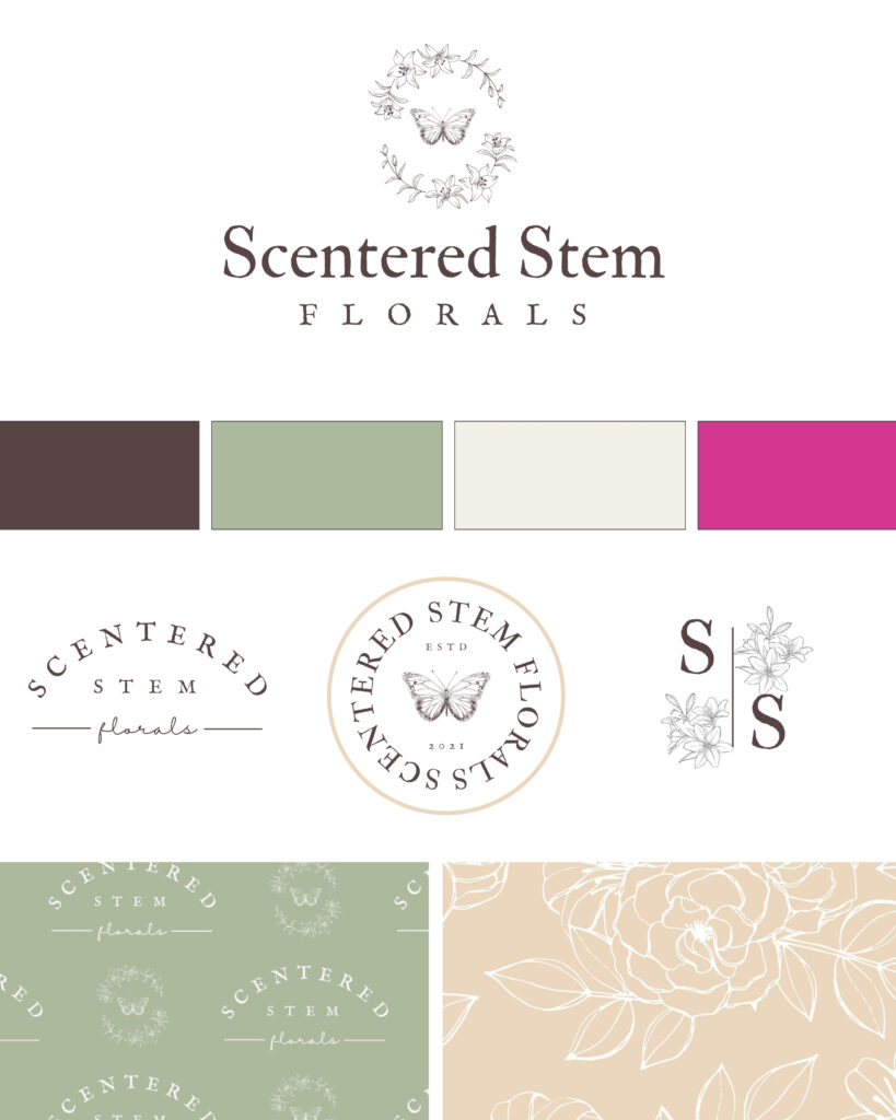 Showit Website for Wedding Florist ; custom brand design for wedding pros; showit designer for wedding florist; affordable brand design