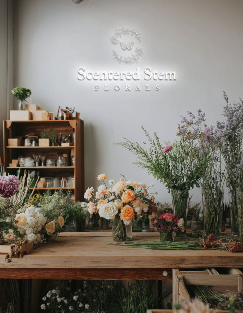 Showit Website for Wedding Florist ; custom brand design for wedding pros; showit designer for wedding florist; affordable brand design