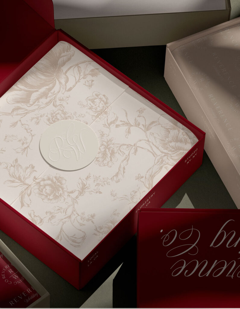 bold, modern branding and showit web design for wedding planner