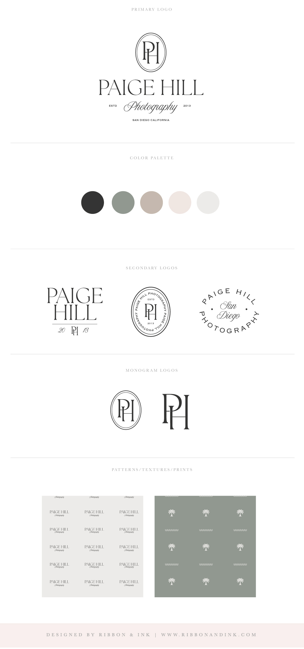 custom brand and Showit website for wedding photographer