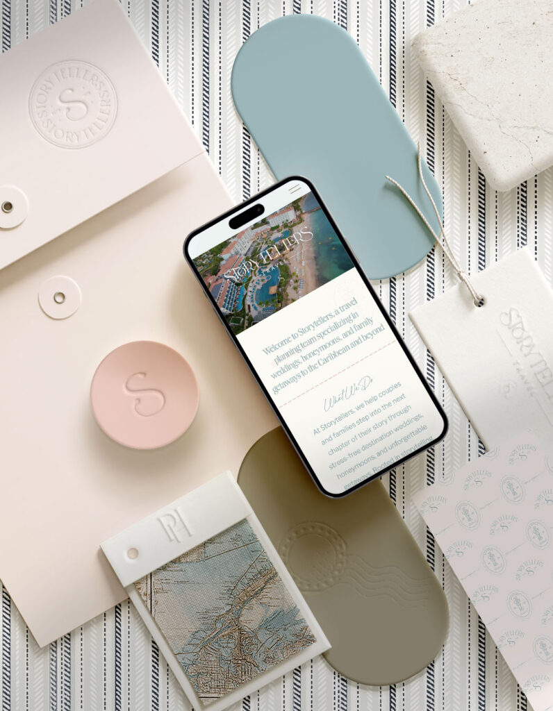 travel agency logo; travel agency brand and website; website for travel agency