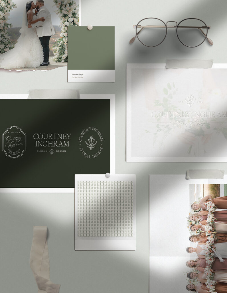wedding pro brand refresh and showit website